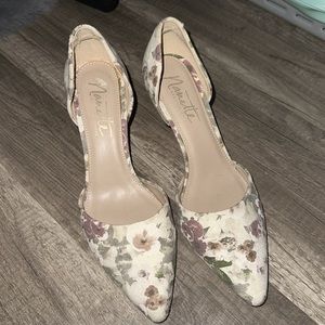 Nanette Lepore Gently Used Floral Heels